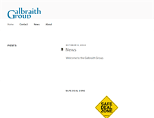 Tablet Screenshot of galbraithgroup.us